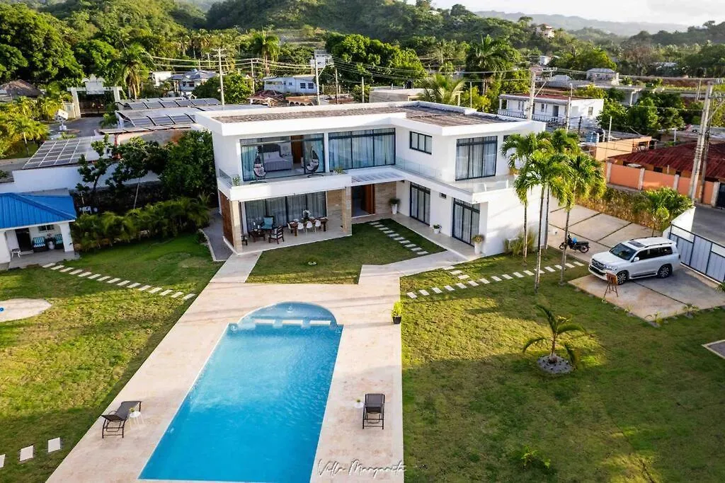 Villa Caribena Con Piscina Para Grupos Y Familias Las Terrenas